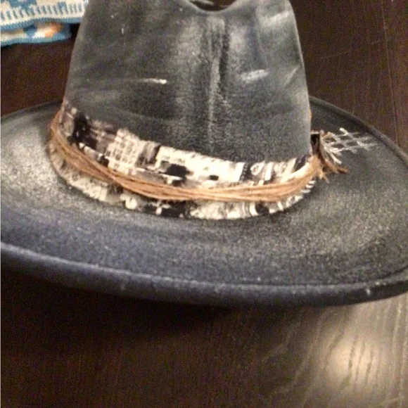 NEW! BOHO Vintage Make An Offer custom distressed rancher - Picture 2 of 9